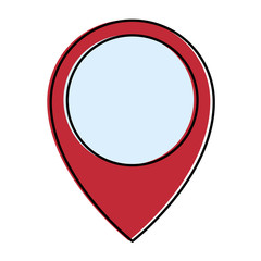 pointer location isolated icon