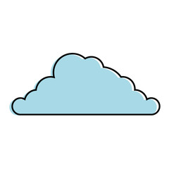 cloud sky isolated icon