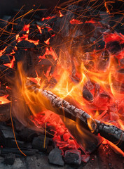 Abstract photo of flame