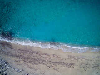 View of a drone at the  Beach
