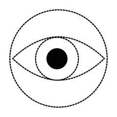 eye human isolated icon