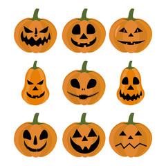 Jack-o-lantern pumpkin illustration