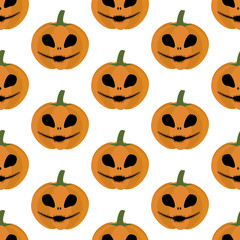 Jack-o-lantern pumpkin pattern