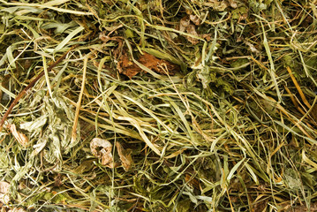 hay as a background