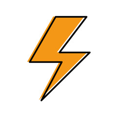ray electric isolated icon