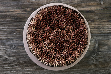 Tasty Chocolate cake with whipped cream