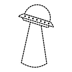 futuristic building isolated icon