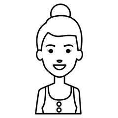 beautiful woman avatar character