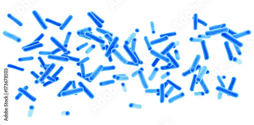 "bacteria. 3d rendering of a bacteria." Stock photo and royalty-free