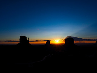 Fototapeta na wymiar Monument Valley, Navajo, Utah, United States