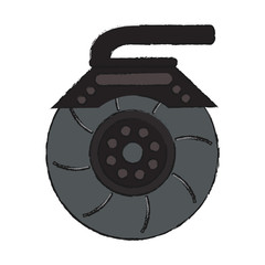rotor car icon image vector illustration design