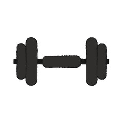 dumbbell weights icon image vector illustration design