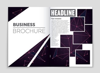 Abstract vector layout background set. For art template design, list, front page, mockup brochure theme style, banner, idea, cover, booklet, print, flyer, book, blank, card, ad, sign, sheet, a4