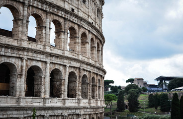 Fototapeta premium streets of rome - old buildings, arhitecture, colloseum, historical places