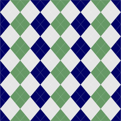 Rhombuses seamless pattern. Geometric background.