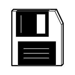 diskette or floppy disk icon image vector illustration design 