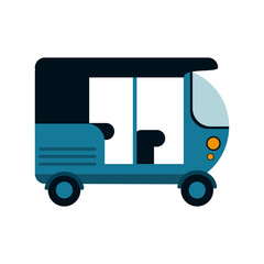 tuk tuk or rickshaw icon image vector illustration design 