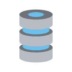 database data center icon image vector illustration design 