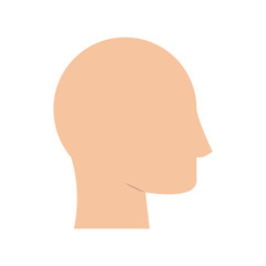 human head profile icon image vector illustration design 