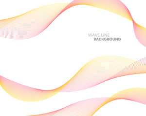 Elegant abstract vector web gradient wave line futuristic style background template