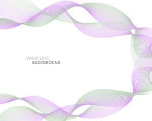 Elegant abstract vector web gradient wave line futuristic style background template