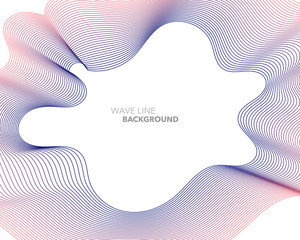 Elegant abstract vector web gradient wave line futuristic style background template