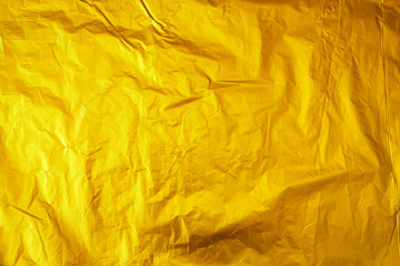 Naklejka na ściany i meble yellow foil texture