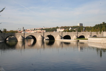 Fototapeta na wymiar Puente Segovia - Madrid RIO
