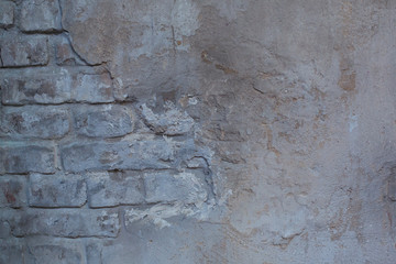 old brick wall old texture gray stone blocks closeup