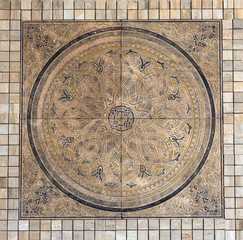 Marble mosaic texture background stone