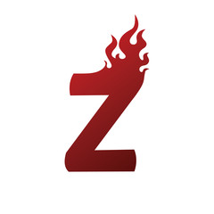 fire burn initial letter alphabet