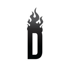 fire burn initial letter alphabet