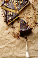 Slice of cheesecake