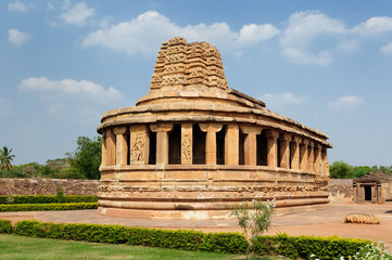 Durga temple in Aihole near Badami Karnataka India