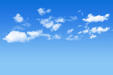 Blue sky and  white cloudy