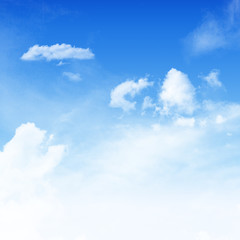 Blue sky and  white cloudy