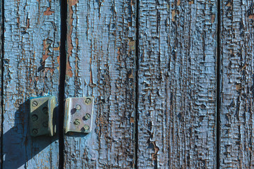 Texture of an old wooden painted planks for creative, design and art.