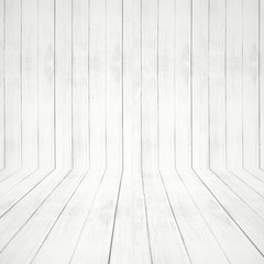 White wood texture wall background