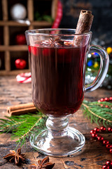 christmas hot mulled wine