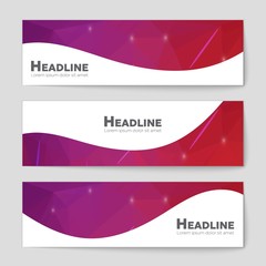Naklejka premium Abstract vector layout background set. For art template design, list, front page, mockup brochure theme style, banner, idea, cover, booklet, print, flyer, book, blank, card, ad, sign, sheet, a4.