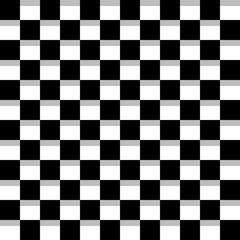 3d looking checkered squares seamless pattern