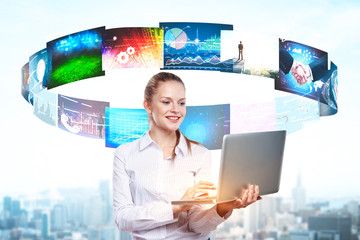 Social media concept