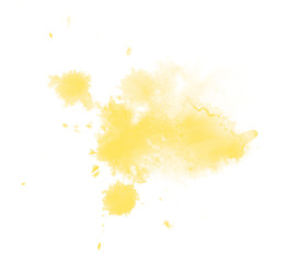 Yellow Paint Splat