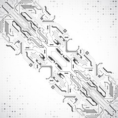 Vector illustration, Hi-tech digital technology and engineering theme