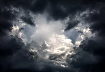 Foto op Plexiglas Hemel Dramatische Wolken Achtergrond