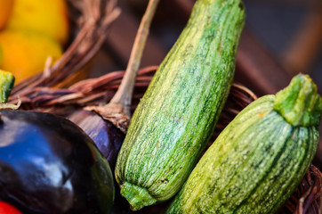 fresh vegetables close up