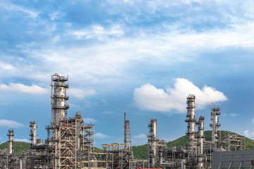 Fototapeta premium Oil and gas industry,refinery,petrochemical plant