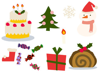 クリスマスイブ　クリスマスパーティ　素材