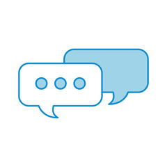 speech bubbles message chat talk concept