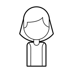 portrait female employee call center work